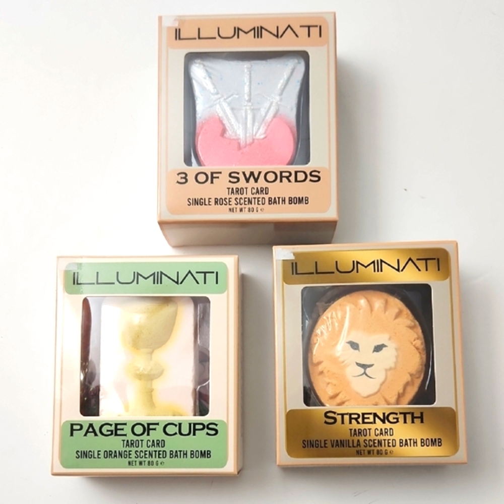 Illuminati Tarot Card Bath Bomb Set